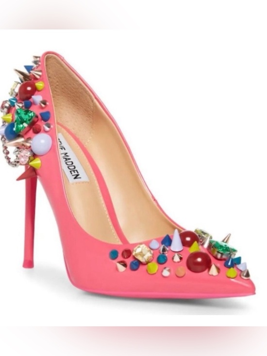 Steve Madden Shoes - Steve Madden Hot Pink Jeweled
Pointed-Toe Stiletto. SZ 8

Rare- Sold Out…
